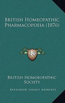 portada british homeopathic pharmacopoeia (1876) (en Inglés)