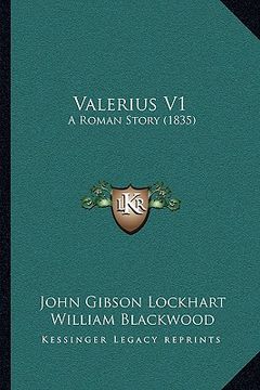 portada valerius v1: a roman story (1835) (en Inglés)