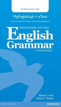 portada Understanding and Using English Grammar Mylab English & Etext Access Code Card (en Inglés)