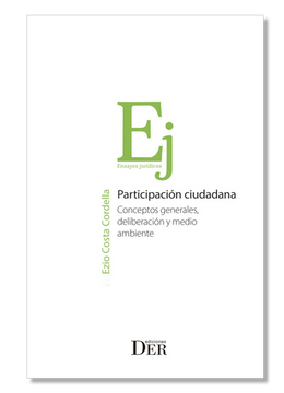 portada Participación ciudadana. Conceptos generales, deliberación y medio ambiente (in Spanish)