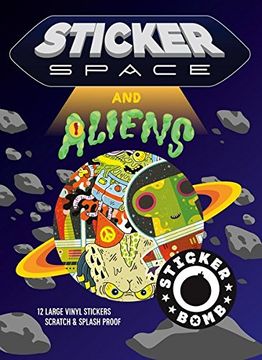 portada Sticker Space & Aliens (en Inglés)