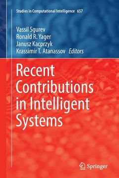 portada Recent Contributions in Intelligent Systems (en Inglés)