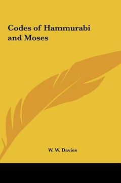 portada codes of hammurabi and moses (en Inglés)