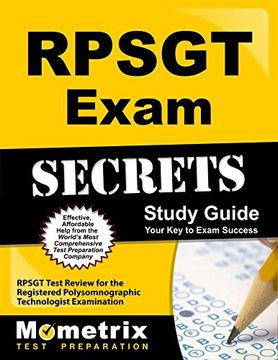 portada RPSGT Exam Secrets Study Guide: RPSGT Test Review for the Registered Polysomnographic Technologist Examination (Mometrix Secrets Study Guides)