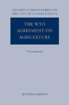 portada the wto agreement on agriculture: a commentary
