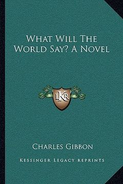 portada what will the world say? a novel