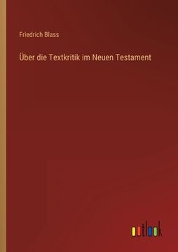 portada Über die Textkritik im Neuen Testament