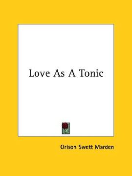 portada love as a tonic (en Inglés)