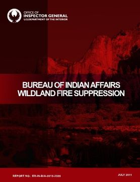 portada Bureau of Indian Affairs Wildland Fire Suppression