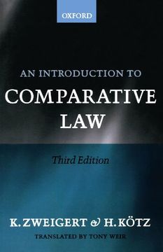 portada Introduction to Comparative law (en Inglés)