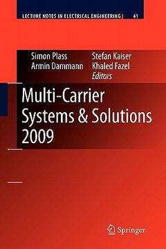 portada multi-carrier systems & solutions 2009: proceedings from the 7th international workshop on multi-carrier systems & solutions, may 2009, herrsching, ge