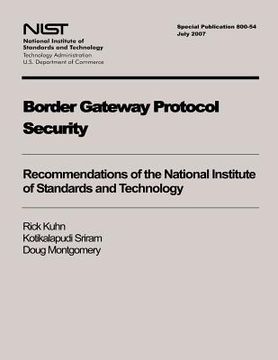 portada Border Gateway Protocol Security (en Inglés)