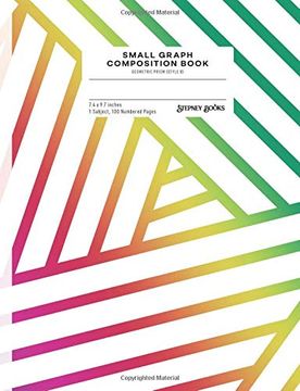 portada Small Graph Composition Book: Geometric Prism (Style b), Numbered Pages (Geometric Prism-B) (en Inglés)