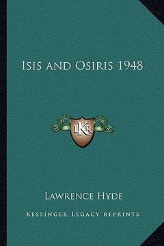 portada isis and osiris 1948 (en Inglés)