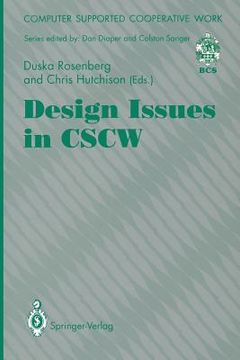 portada design issues in cscw (en Inglés)
