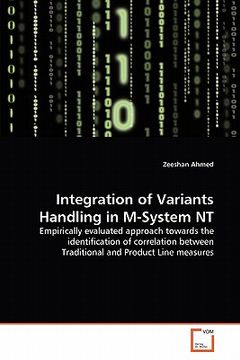 portada integration of variants handling in m-system nt (en Inglés)