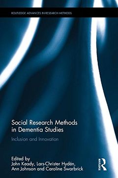 portada Social Research Methods in Dementia Studies: Inclusion and Innovation (en Inglés)