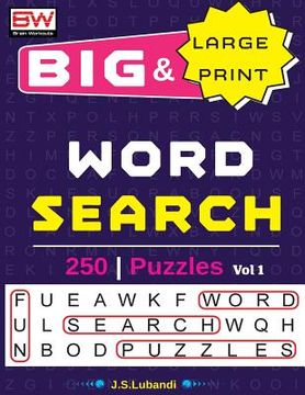 portada Big & Large Print Word Search Puzzles (en Inglés)