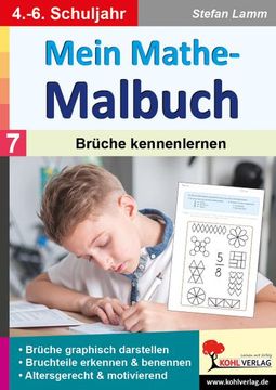 portada Mein Mathe-Malbuch / Band 7: Brüche Kennenlernen (en Alemán)