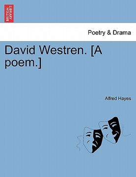 portada david westren. [a poem.] (in English)