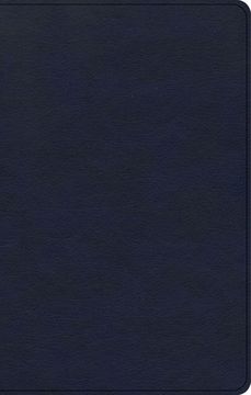 portada CSB Single-Column Personal Size Bible, Navy Leathertouch (en Inglés)