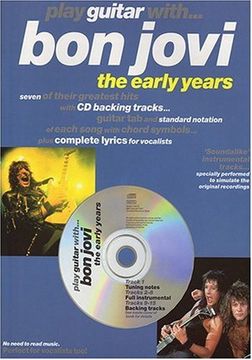 portada Play Guitar With. Bon Jovi - the Early Years (Book & cd) (en Inglés)