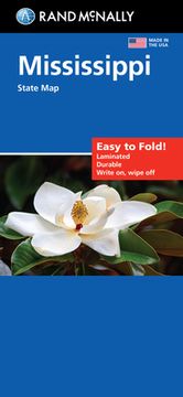 portada Rand McNally Easy to Fold: Mississippi State Laminated Map (in English)