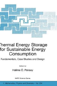portada thermal energy storage for sustainable energy consumption: fundamentals, case studies and design (en Inglés)