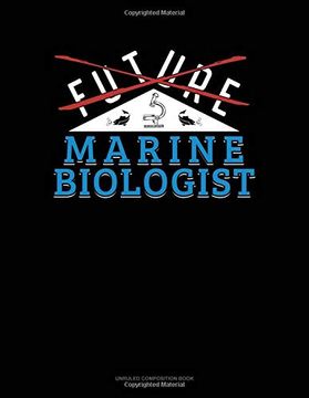 portada Future Marine Biologist: Unruled Composition Book 