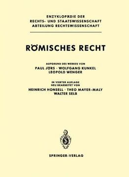 portada Römisches Recht (Enzyklopädie der Rechts- und Staatswissenschaft)