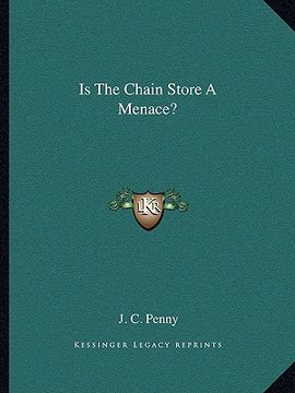 portada is the chain store a menace?
