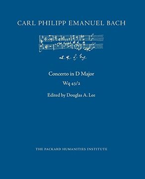 portada Concerto in d Major, wq 43 (en Inglés)