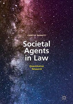 portada Societal Agents in law 
