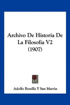 portada Archivo de Historia de la Filosofia v2 (1907)