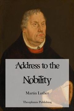 portada Address to the Nobility (en Inglés)