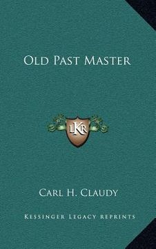 portada old past master (in English)