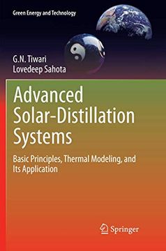portada Advanced Solar-Distillation Systems: Basic Principles, Thermal Modeling, and Its Application (en Inglés)