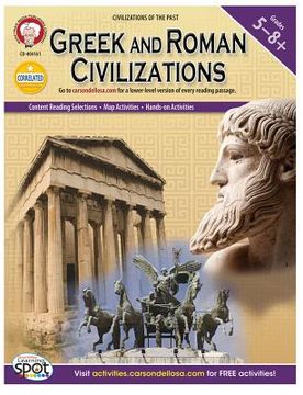 portada greek and roman civilizations, grades 5-8+