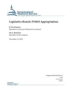 portada Legislative Branch: FY2015 Appropriations (en Inglés)