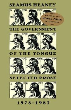 portada the government of the tongue: selected prose, 1978-1987 (en Inglés)