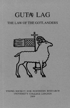 portada Guta Lag: The Law of the Gotlanders (Text Series)