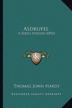 portada asdrufel: a soul's episode (1892) (en Inglés)