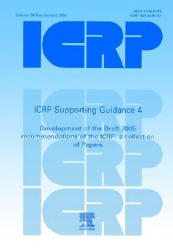 portada icrp supporting guidance 4: development of the draft 2005 recommendations of the icrp: a collection of papers (en Inglés)