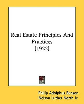 portada real estate principles and practices (1922) (in English)