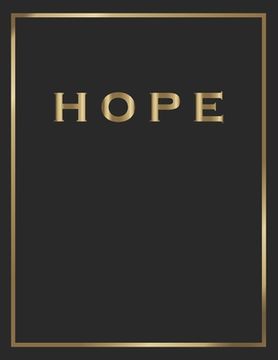 portada Hope: Gold and Black Decorative Book - Perfect for Coffee Tables, End Tables, Bookshelves, Interior Design & Home Staging Ad (en Inglés)
