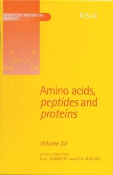 portada Amino Acids, Peptides and Proteins: Volume 34 (en Inglés)