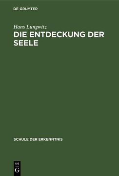 portada Die Entdeckung der Seele (in German)