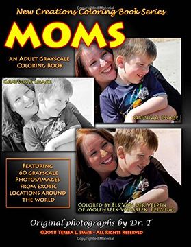 portada New Creations Coloring Book Series: Moms (en Inglés)