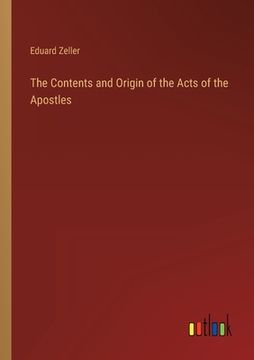 portada The Contents and Origin of the Acts of the Apostles