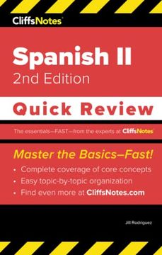 portada Cliffsnotes Spanish ii: Quick Review (en Inglés)